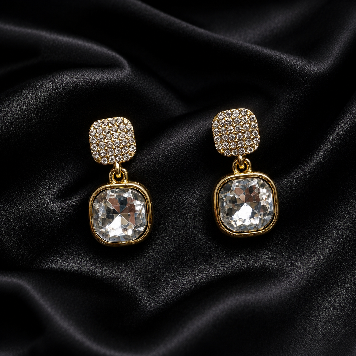 Crystal Luxe Drop Earrings